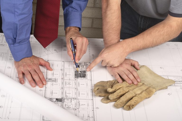 Man plastering a wall